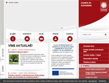 Tablet Screenshot of charita-sv-alexandra.cz